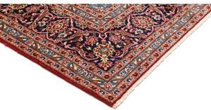Tappeto Ardakan Medaglione Floreale Rosso Blu Scuro 253x353 Cm