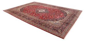 Tappeto Ardakan Medaglione Floreale Rosso Blu Scuro 253x353 Cm