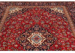 Tappeto Ardakan Medaglione Floreale Rosso Blu Scuro 200x315 Cm