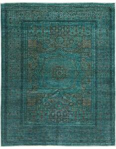 Tappeto Kairo Geometrico Verde Petrolio Bronzo 148x189 Cm