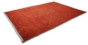 Tappeto Berbero Geometrico Rosso Azzurro 278x373 Cm