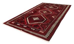 Tappeto Lori Geometrico Rosso Scuro Nero 212x318 Cm