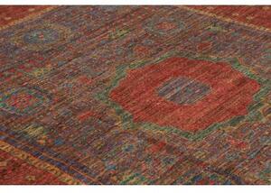Tappeto Kairo Stilizzato Rosso Blu 177x235 Cm
