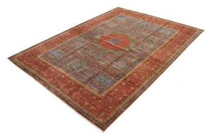 Tappeto Kairo Stilizzato Rosso Blu 177x235 Cm