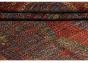Tappeto Kairo Stilizzato Rosso Blu 177x235 Cm