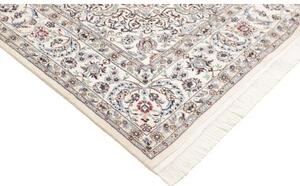 Tappeto Nain 9la Medaglione Floreale Avorio Blu 197x293 Cm