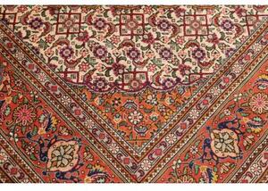 Tappeto Tabriz Stilizzato Rosso Mattone Blu Scuro 300x390 Cm