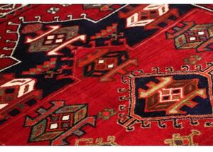 Tappeto Lori Stilizzato Rosso Blu Scuro 208x260 Cm
