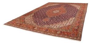 Tappeto Tabriz Stilizzato Rosso Mattone Blu Scuro 300x390 Cm