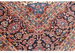 Tappeto Ardakan Medaglione Floreale Rosso Blu Scuro 303x448 Cm