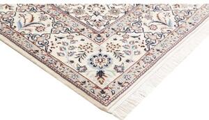 Tappeto Nain 9la Medaglione Floreale Avorio Blu 206x308 Cm