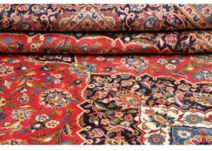 Tappeto Ardakan Medaglione Floreale Rosso Blu Scuro 303x448 Cm