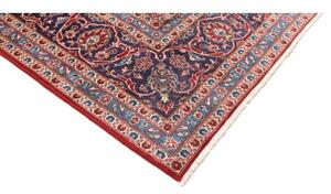 Tappeto Ardakan Medaglione Floreale Rosso Blu Scuro 297x408 Cm