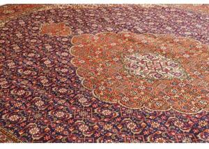 Tappeto Tabriz Stilizzato Rosso Mattone Blu Scuro 300x390 Cm