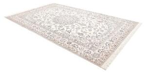Tappeto Nain 9la Medaglione Floreale Avorio Blu Scuro 210x332 Cm