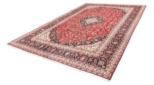 Tappeto Ardakan Medaglione Floreale Rosso Blu Scuro 255x364 Cm