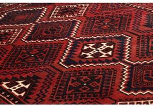 Tappeto Lori Geometrico Rosso Scuro Blu Notte 227x300 Cm