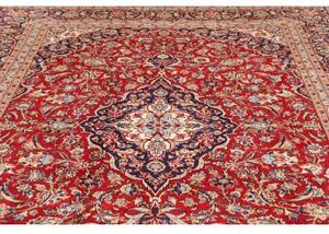 Tappeto Ardakan Medaglione Floreale Rosso Blu Scuro 247x350 Cm