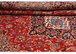 Tappeto Ardakan Medaglione Floreale Rosso Blu Scuro 248x350 Cm