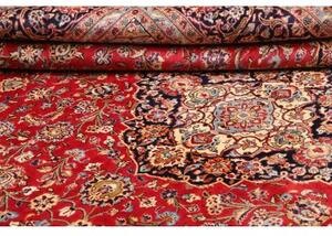 Tappeto Ardakan Medaglione Floreale Rosso Blu 256x350 Cm