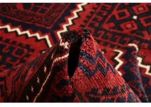 Tappeto Lori Geometrico Rosso Scuro Blu Notte 227x300 Cm