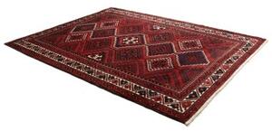 Tappeto Lori Geometrico Rosso Scuro Blu Notte 227x300 Cm