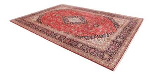 Tappeto Ardakan Medaglione Floreale Rosso Blu Scuro 246x353 Cm