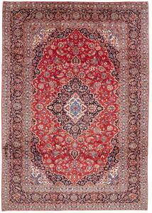 Tappeto Ardakan Medaglione Floreale Rosso Blu Scuro 248x350 Cm