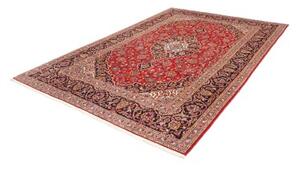 Tappeto Ardakan Medaglione Floreale Rosso Blu Scuro 203x295 Cm