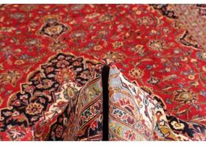 Tappeto Ardakan Medaglione Floreale Rosso Blu Scuro 246x353 Cm