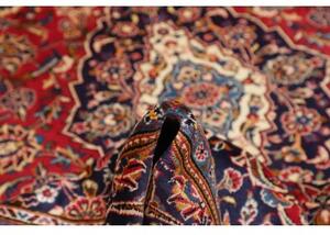 Tappeto Ardakan Medaglione Floreale Rosso Blu Scuro 196x313 Cm