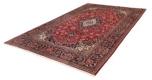 Tappeto Ardakan Medaglione Floreale Rosso Blu Scuro 196x313 Cm