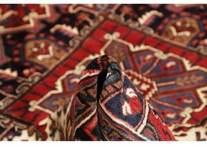 Tappeto Gorawan Stilizzato Rosso Blu Scuro 210x306 Cm