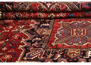 Tappeto Gorawan Stilizzato Rosso Blu Scuro 210x306 Cm