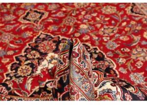 Tappeto Ardakan Medaglione Floreale Rosso Blu Scuro 250x347 Cm