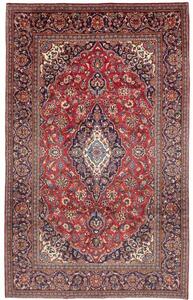 Tappeto Ardakan Medaglione Floreale Rosso Blu Scuro 196x313 Cm