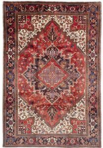 Tappeto Gorawan Stilizzato Rosso Blu Scuro 210x306 Cm