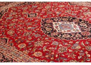Tappeto Ardakan Medaglione Floreale Rosso Blu Scuro 250x347 Cm