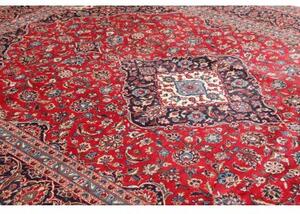 Tappeto Ardakan Stilizzato Rosso Blu Scuro 243x355 Cm