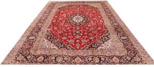 Tappeto Ardakan Medaglione Floreale Rosso Blu Scuro 250x347 Cm