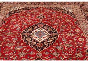 Tappeto Ardakan Medaglione Floreale Rosso Blu Scuro 250x347 Cm
