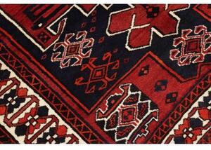 Tappeto Lori Geometrico Rosso Blu Scuro 167x210 Cm