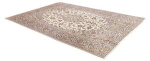 Tappeto Kashan Medaglione Floreale Beige Blu 204x298 Cm