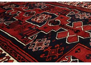 Tappeto Lori Geometrico Rosso Blu Scuro 167x210 Cm