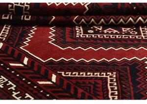 Tappeto Lori Geometrico Bordeaux Nero 222x302 Cm