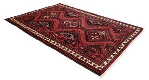 Tappeto Lori Geometrico Rosso Blu Scuro 186x273 Cm