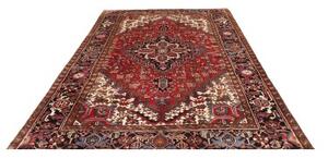 Tappeto Gorawan Stilizzato Rosso Blu Scuro 210x290 Cm