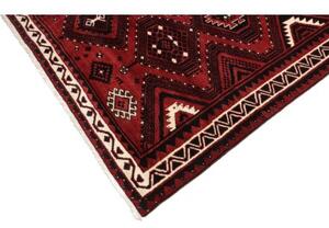 Tappeto Lori Geometrico Rosso Scuro Nero 235x300 Cm
