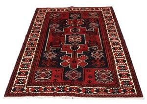 Tappeto Lori Geometrico Rosso Blu Scuro 167x210 Cm