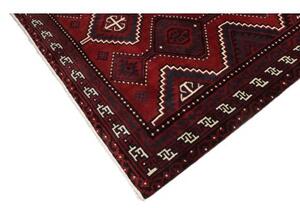Tappeto Lori Geometrico Rosso Scuro Avorio 223x300 Cm